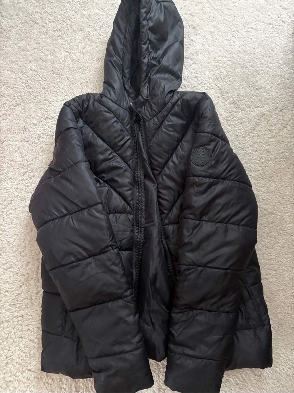 Perry Ellis Boy Black Jacket with Blue Label